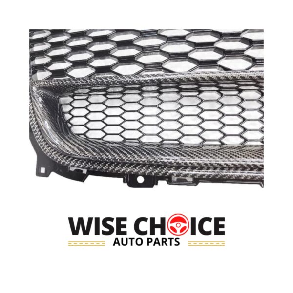 Audi RS5 Honeycomb Front Grille, a high-quality carbon fiber grille upgrade for B8.5 A5/S5 models (2013-2016)