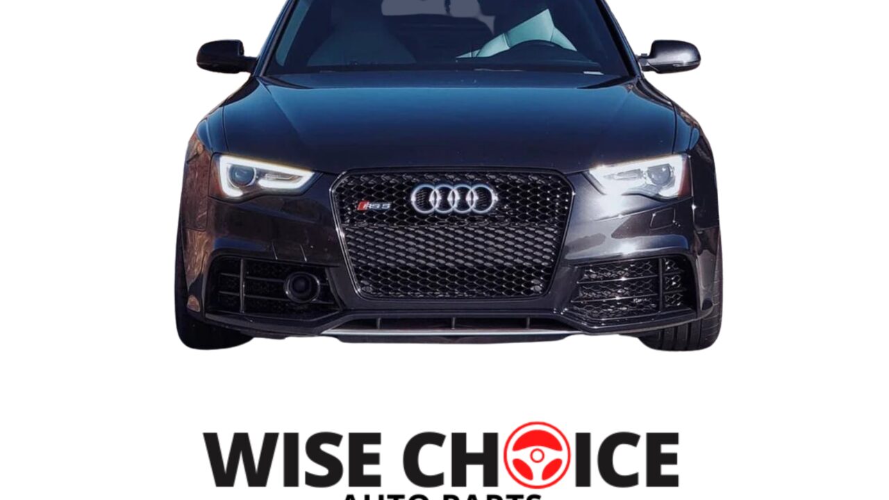Audi RS5 Honeycomb Front Grille, a high-quality carbon fiber grille upgrade for B8.5 A5/S5 models (2013-2016)