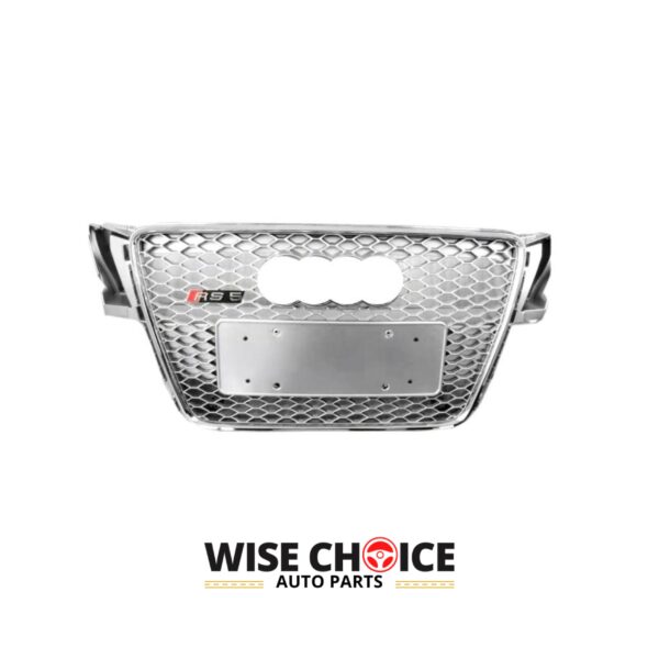 Audi RS5 Honeycomb Front Grille in Gloss Black for B8 A5/S5 (2008-2012)