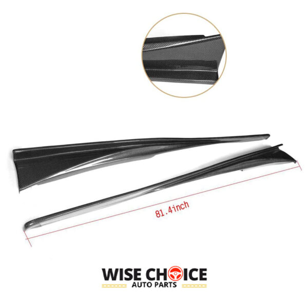 Sleek Carbon Fiber Side Skirts for 2013-2020 Lexus IS