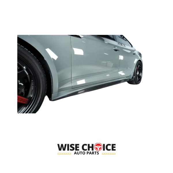 2020-2022 Audi A5/S-Line/S5 with installed Carbon Fiber Side Skirts Sportback