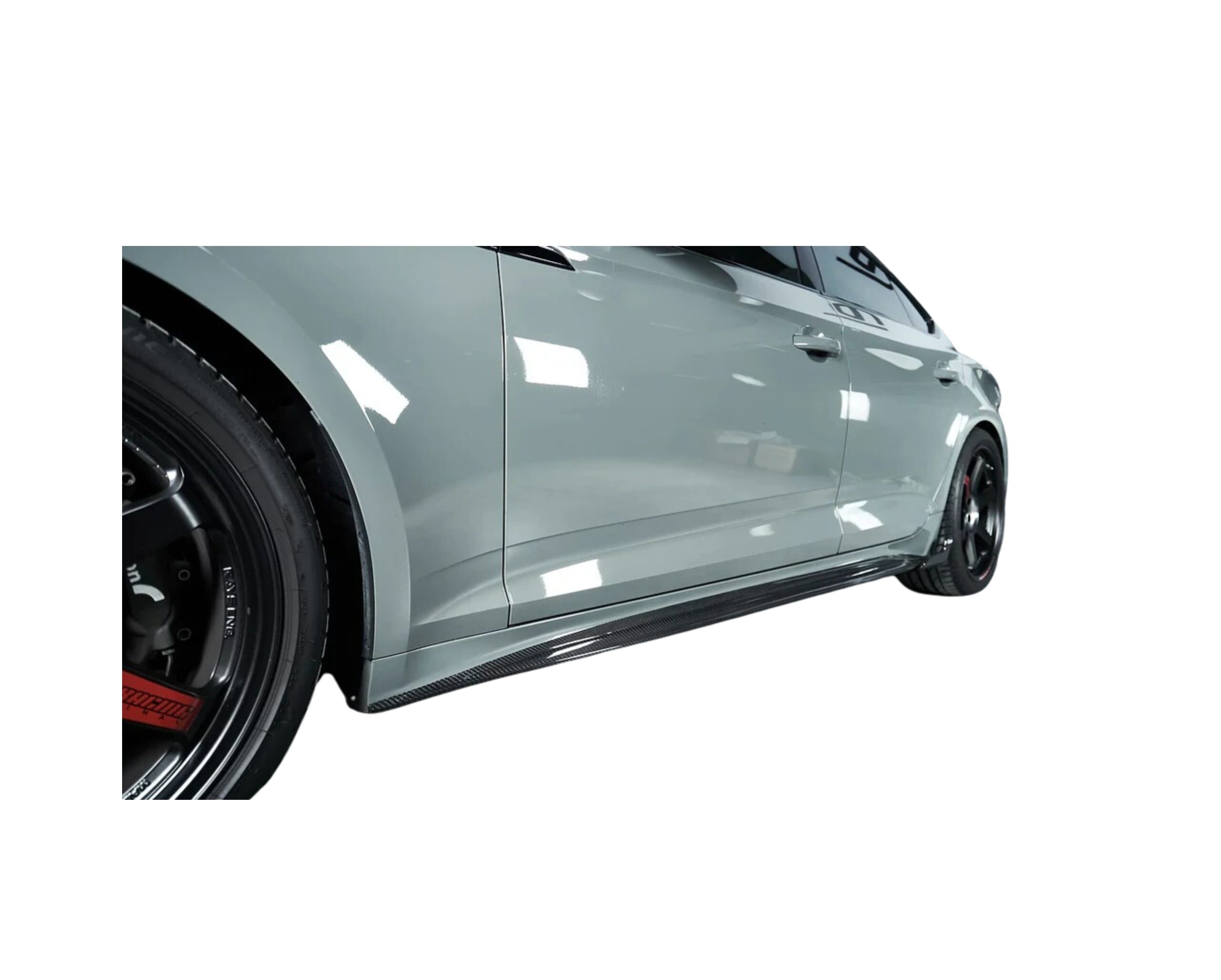 2020-2022 Audi A5/S-Line/S5 with installed Carbon Fiber Side Skirts Sportback