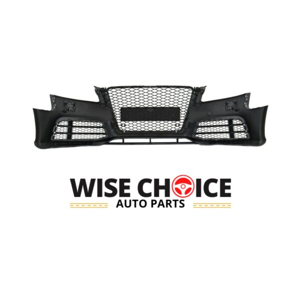 A sleek, modern Audi RS5 Style Front Bumper designed specifically for 2008-2012 B8 A5/S5 models