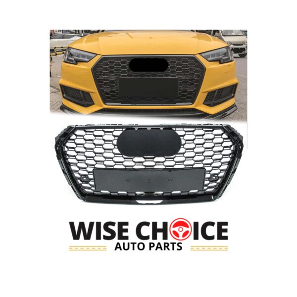 Audi RS4 Honeycomb Front Grille for B9 A4/S4 (2017-2019)