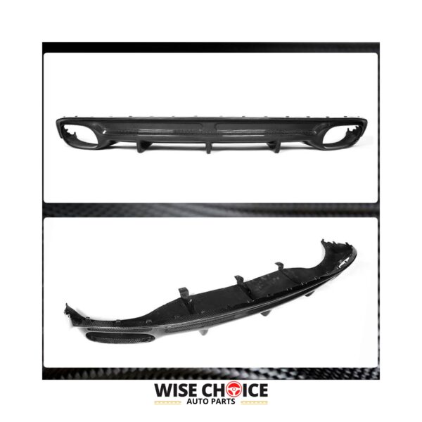 Audi A7 S-Line Carbon Fiber Rear Diffuser for 2009-2015 Models