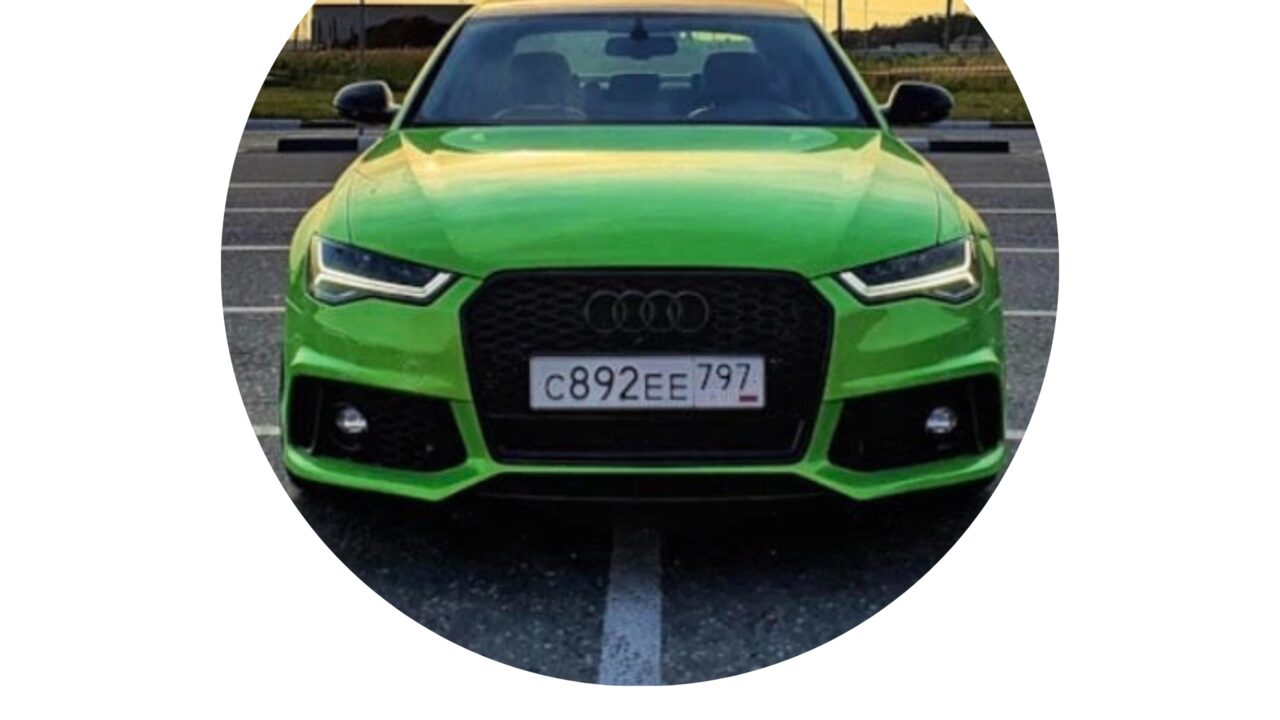 Audi RS6 Style Front Bumper on a 2015 Audi A6