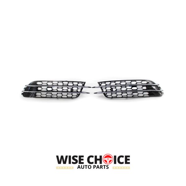 Audi Honeycomb Black Side Fog Light Mesh Grilles for 2012-2015 C7 A6/S6