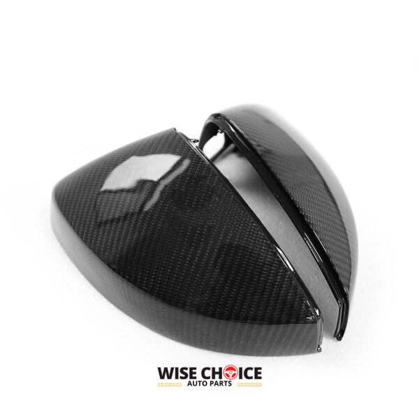 Audi 8V 8V.5 Carbon Fiber Mirror Covers with Side Assist