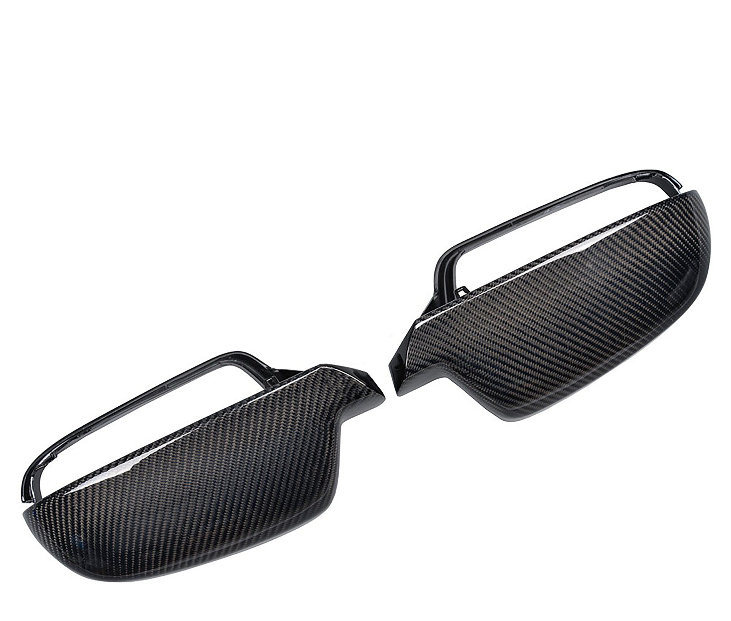 Rax Performance Carbon Fiber Mirror Caps with Side Assist for Audi A4/S4/A5/RS5