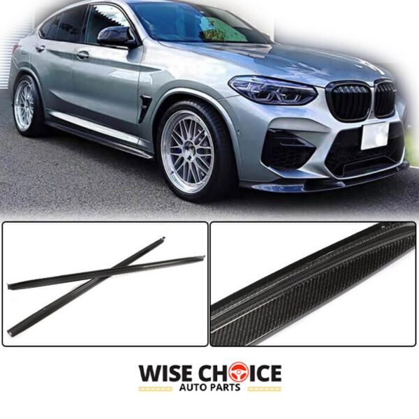 2019-2023 BMW X3M X4M Carbon Fiber Side Skirts