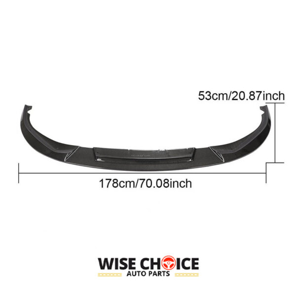 G30 BMW 5 Series M-Tech M550i XDrive 4-Door Carbon Fiber Front Lip