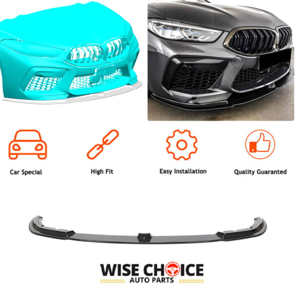 BMW M8 F91 F92 F93 Models with DRY Carbon Fiber Front Lip Upgrade