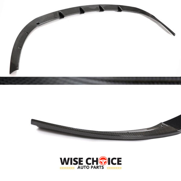 Carbon fiber front bumper lip for BMW 6 Series F06 F12 F13