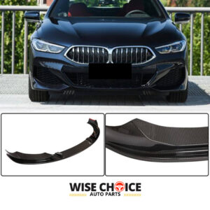 2019-2022 BMW 8 Series M-Sport model upgraded with our premium Carbon Fiber Front Bumper Lip