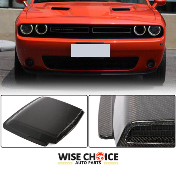 2015-2023 Dodge Challenger Carbon Fiber Hood Air Scoop