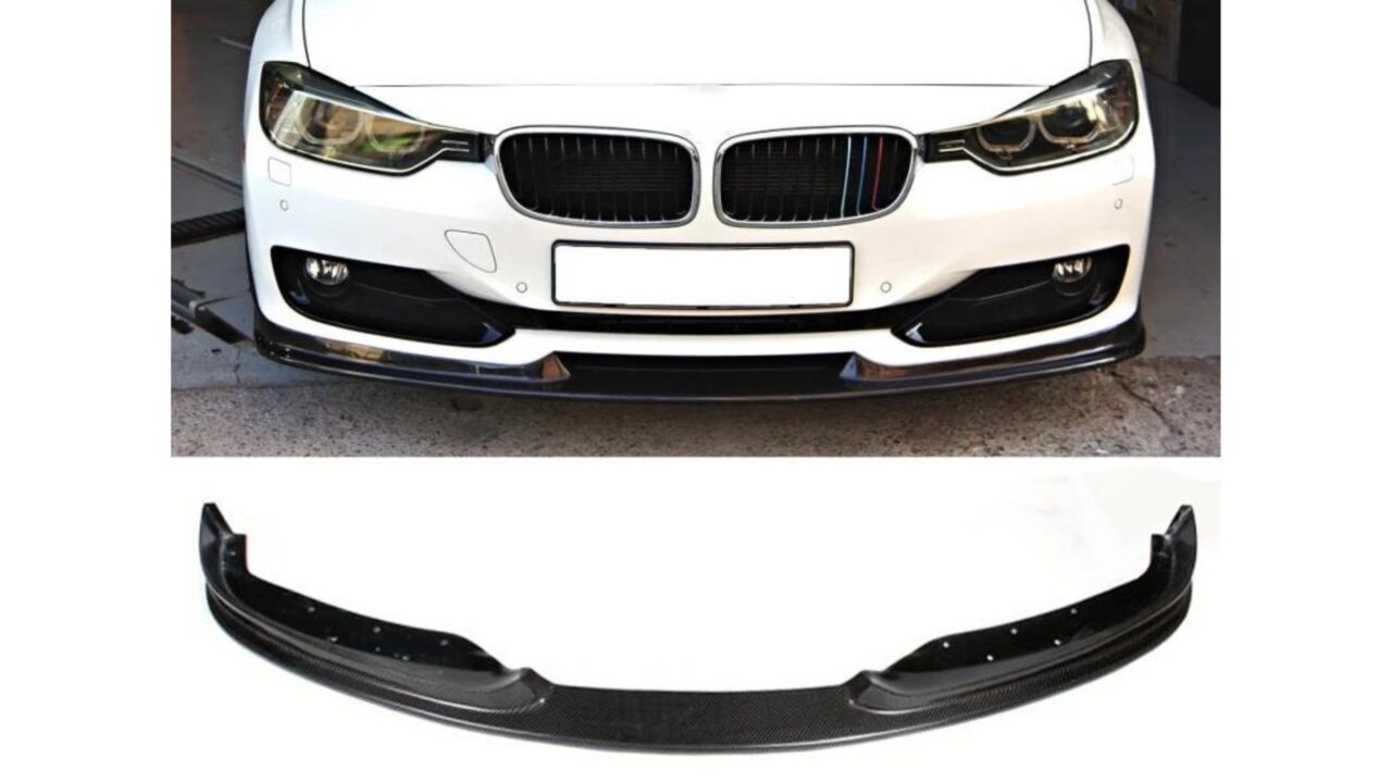 BMW 3 Series with installed F30 Carbon Fiber Front Lip