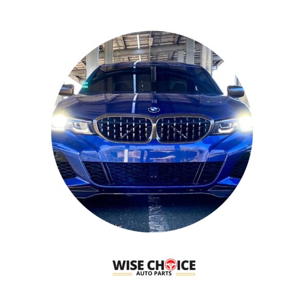 2019-2022 G20 BMW 3 Series M-Sport Carbon Fiber Front Lip installed