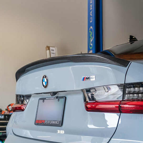 G20 BMW 3 Series & G80 M3 featuring a high-quality Carbon Fiber Trunk Spoiler