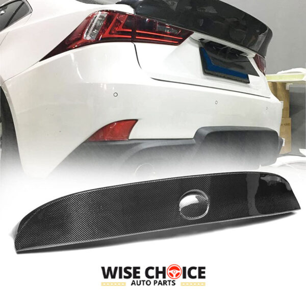 Lexus F-Sport Spoiler: XE30 Lexus IS Carbon Fiber Rear Spoiler