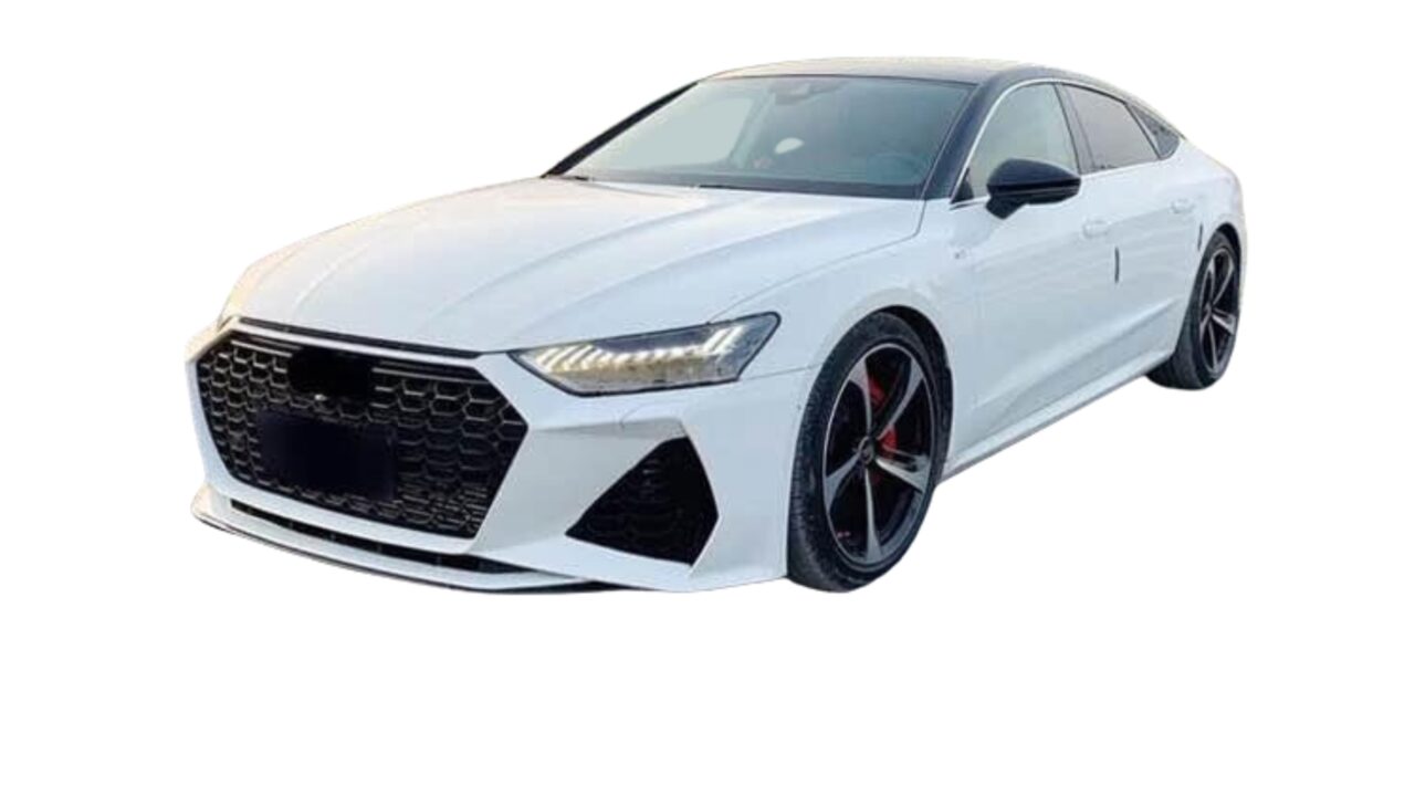 RS7 Style Honeycomb Front Grille fitted on a 2021 Audi C8 A7/S7