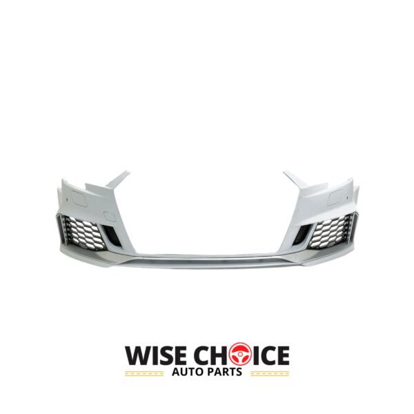 Audi RS3 Style Front Bumper on a 2017-2020 8V.5 A3/S3