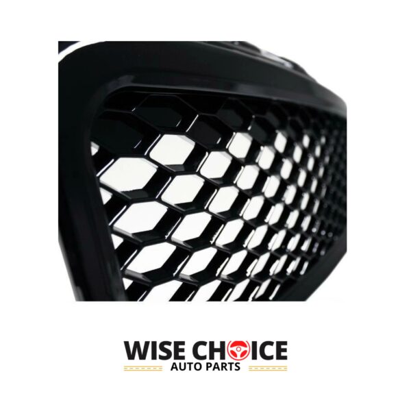 Audi RS3 Honeycomb Front Grille - Black Gloss