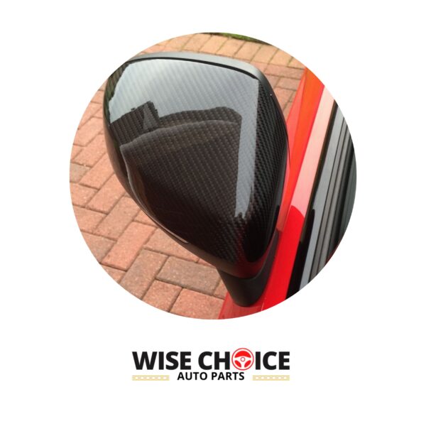 Audi 8V 8V.5 Carbon Fiber Mirror Covers with Side Assist