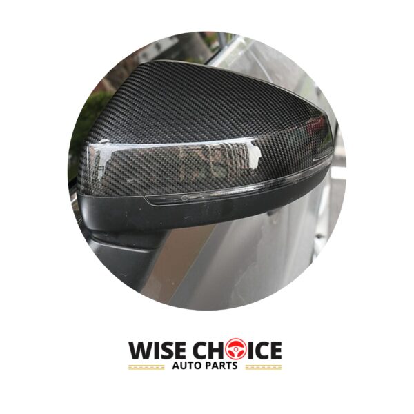 Audi 8V 8V.5 Carbon Fiber Mirror Covers with Side Assist