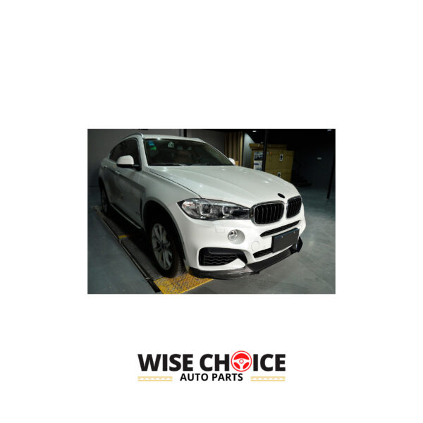 015-2019 F16 BMW X6 M-Sport adorned with a high-quality dry Carbon Fiber Front Lip