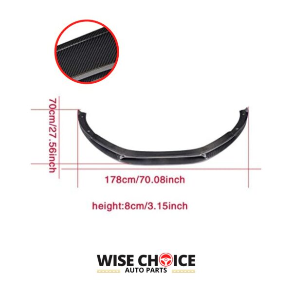 Premium Carbon Fiber Front Lip for Audi R8 V8/V10 GT Spyder/Coupe/Convertible - Wisechoice Autoparts