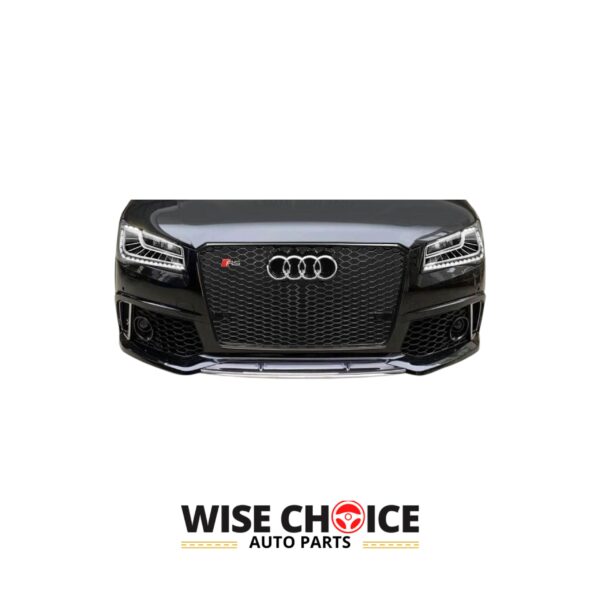 Audi RS8 Style Honeycomb Front Grille designed for D4.5 A8/S8 models of 2015-2018.