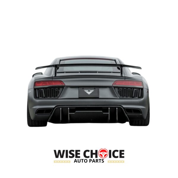 2016-2018 Audi R8 Gen 2 V10 fitted with a Dry Carbon Fiber Rear Diffuser