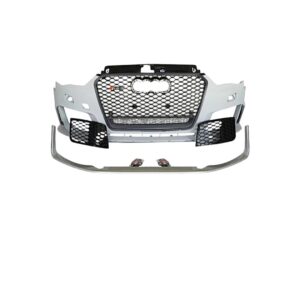 Audi RS3 Style Quattro Front Bumper For 2013-2016 8V A3/S3