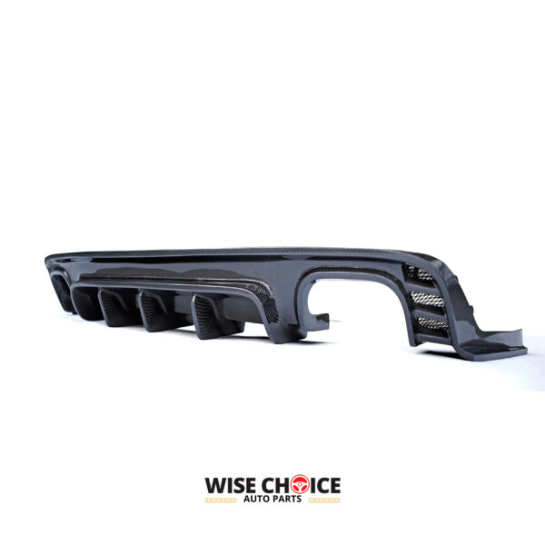 B9 Audi A5 S-Line/S5 Carbon Fiber Rear Diffuser - Front View