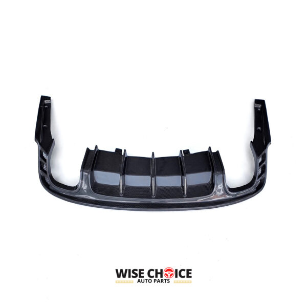 B9 Audi A5 S-Line/S5 Carbon Fiber Rear Diffuser - Front View