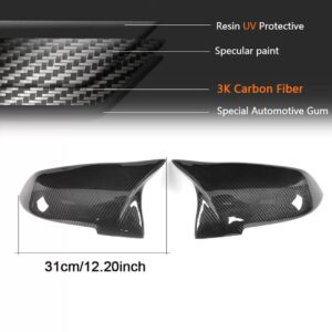 BMW 1/2/3/4/M2 Series Carbon Fiber Mirror Covers (F20, F22, F31, F35, F34, X1, F32, F33, F30)