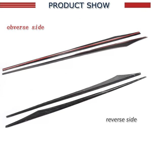 BMW M-Tech Side Skirts: High-Quality Carbon Fiber for 6 Series F06 F12 F13 (2013-2017)