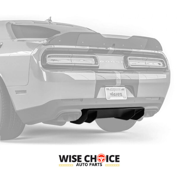 2015-2023 Facelift Dodge Challenger 3rd Gen Carbon Fiber Rear Diffuser