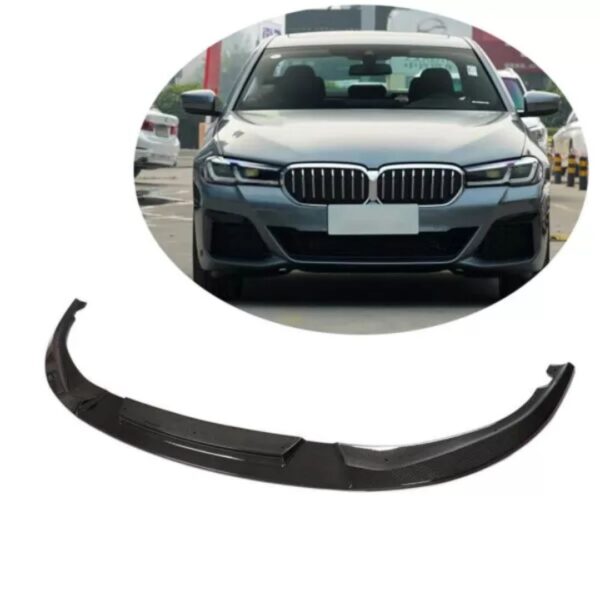 G30 BMW 5 Series M-Tech M550i XDrive 4-Door Carbon Fiber Front Lip