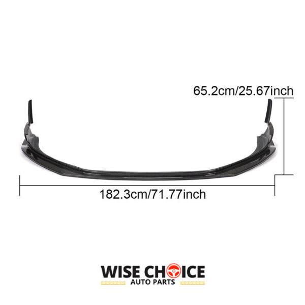 2016-2023 Porsche 718 Carbon Fiber Front Lip on Boxster Model