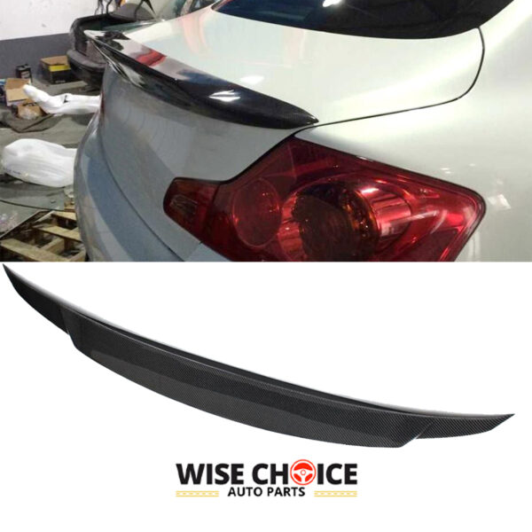 2010-2013 Infiniti G25 G35 G37 Carbon Fiber Rear Spoiler