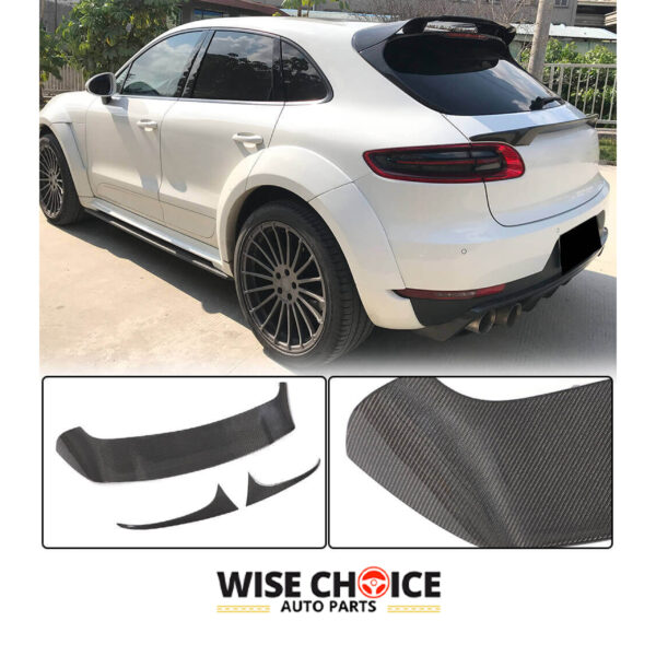 2015-2021 Porsche Macan with Carbon Fiber Rear Roof Spoiler