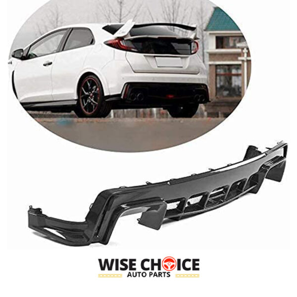 2017-2020 FK8 Honda Civic Type-R with Carbon Fiber Rear Diffuser