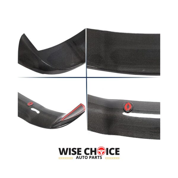 Dry Carbon Fiber Rear Roof Spoiler for Mercedes-Benz A Class