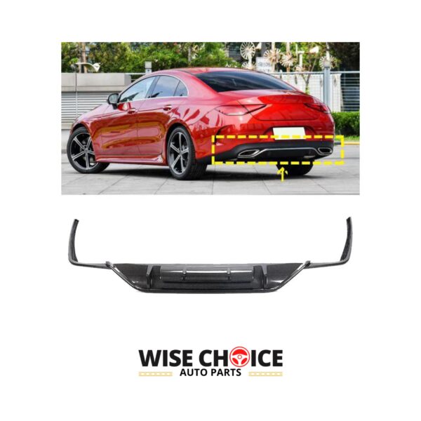 2019-2022 C257 M-Benz CLS Class Carbon Fiber Rear Diffuser - Installed on Mercedes Benz CLS Class C257 Sport Sedan