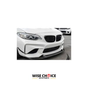 BMW M2 F87 Coupe with installed high-quality Carbon Fiber Front Bumper Lip by Wisechoice Autoparts