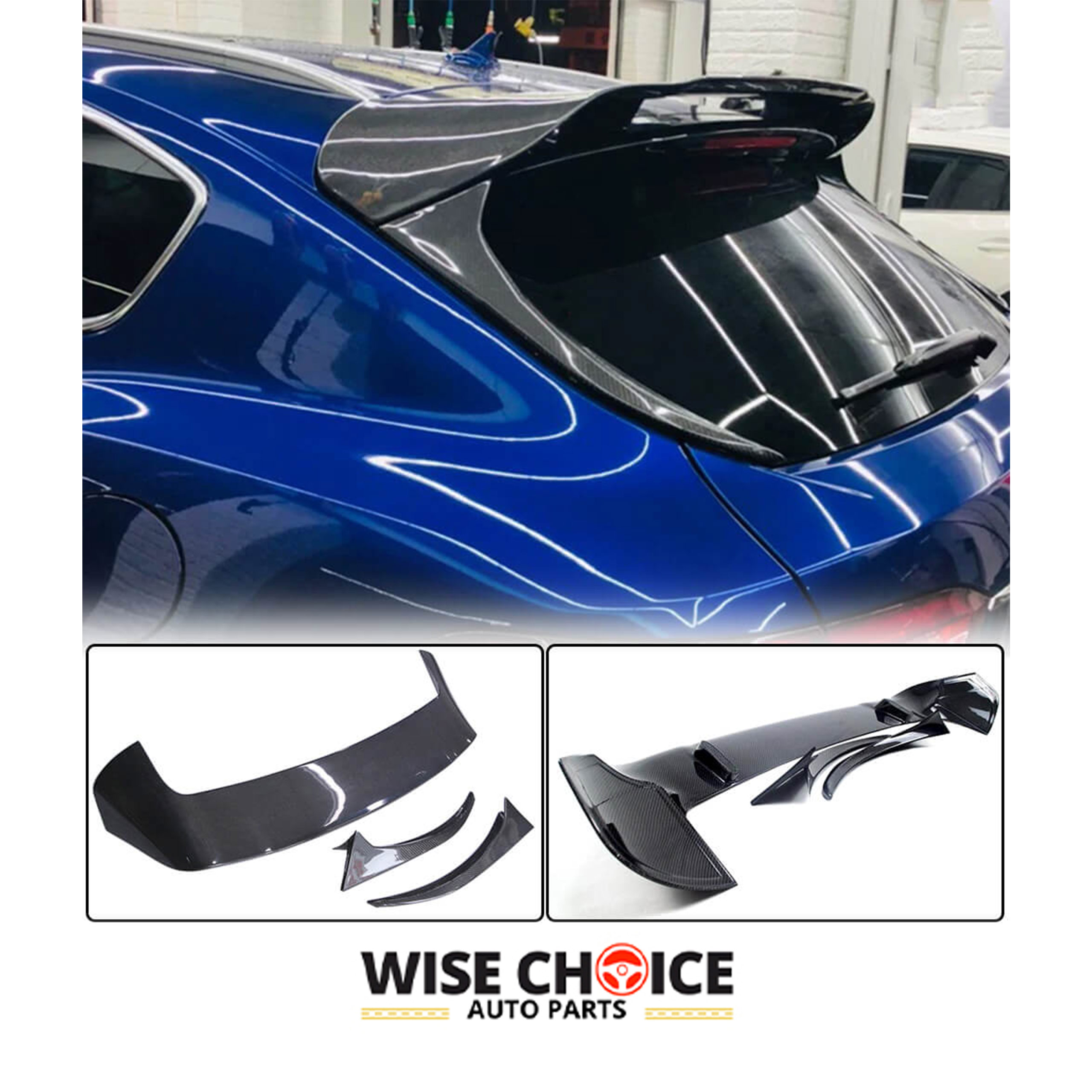 Maserati Levante Carbon Fiber Roof Spoiler