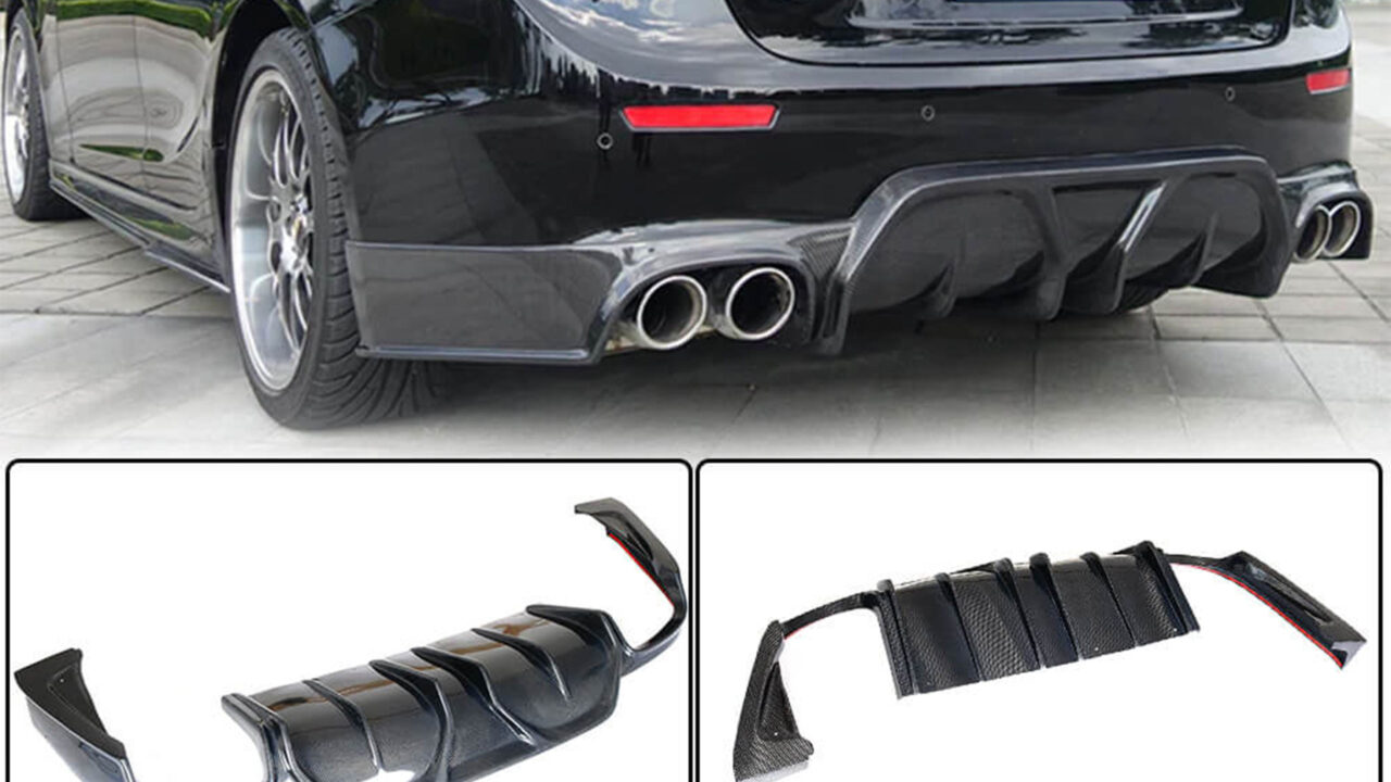 Maserati Ghibli with Carbon Fiber Rear Diffuser