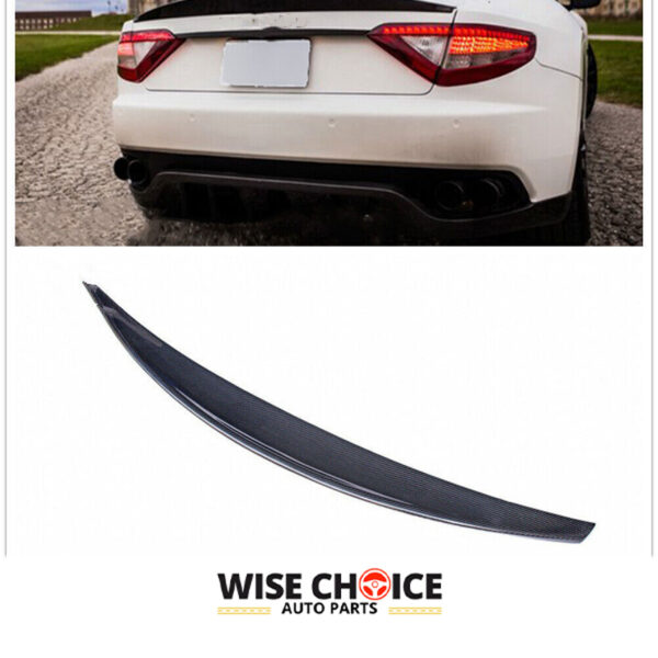 Maserati Gran Turismo GT Carbon Fiber Rear Spoiler