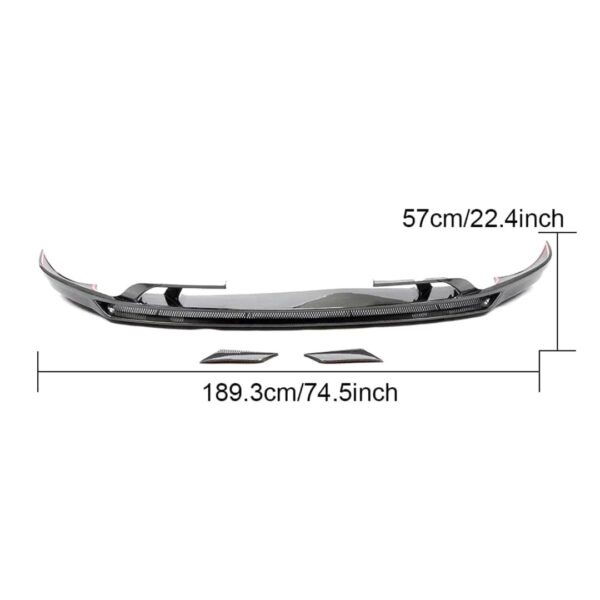 9Y0 Porsche Cayenne Carbon Fiber Front Lip - The Ultimate 2019-2022 Upgrade